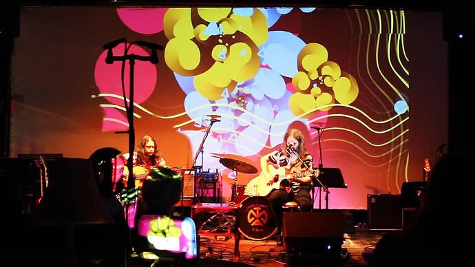 Guitar Extravaganza! - Rios & King Guitar Duo! Live Animation By Koffgokhan, at TAM, London, UK  (0-01-34-17)