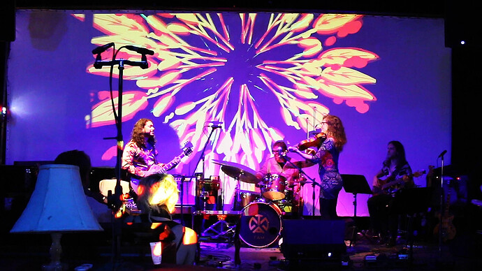 Guitar Extravaganza! - Rios & King Guitar Duo! Live Animation By Koffgokhan, at TAM, London, UK  (0-49-03-15)