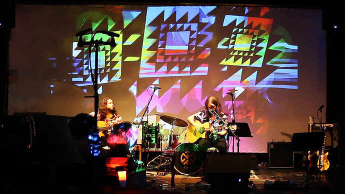 Guitar Extravaganza! - Rios & King Guitar Duo! Live Animation By Koffgokhan, at TAM, London, UK  (0-23-32-07)