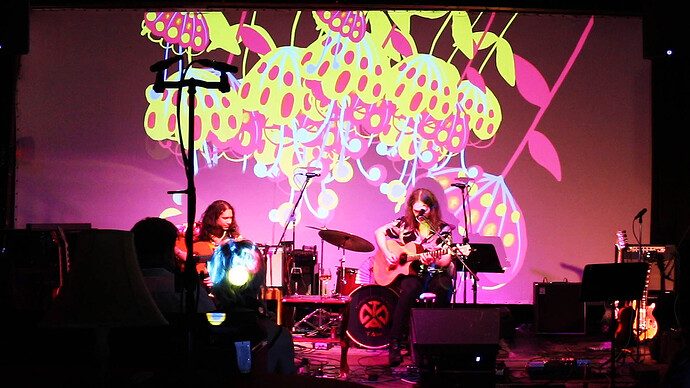 Guitar Extravaganza! - Rios & King Guitar Duo! Live Animation By Koffgokhan, at TAM, London, UK  (0-15-41-06)