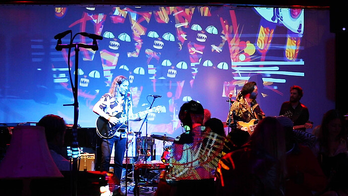 Guitar Extravaganza! - Rios & King Guitar Duo! Live Animation By Koffgokhan, at TAM, London, UK  (1-23-18-13)