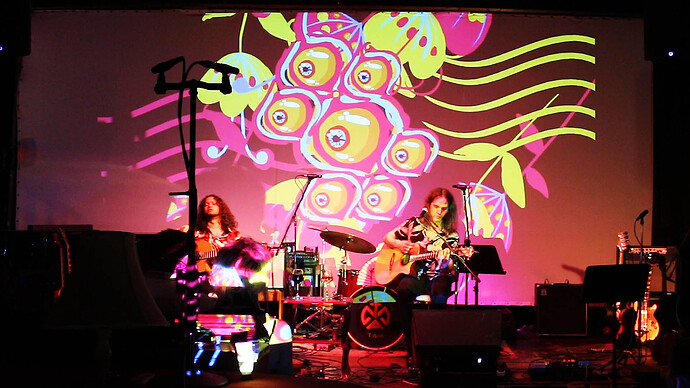 Guitar Extravaganza! - Rios & King Guitar Duo! Live Animation By Koffgokhan, at TAM, London, UK  (0-20-49-02)