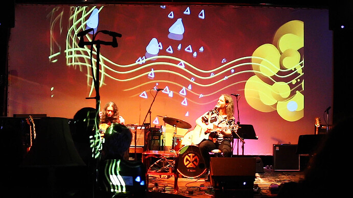 Guitar Extravaganza! - Rios & King Guitar Duo! Live Animation By Koffgokhan, at TAM, London, UK  (0-03-15-06)