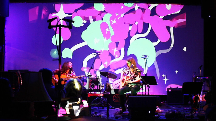 Guitar Extravaganza! - Rios & King Guitar Duo! Live Animation By Koffgokhan, at TAM, London, UK  (0-12-23-15)